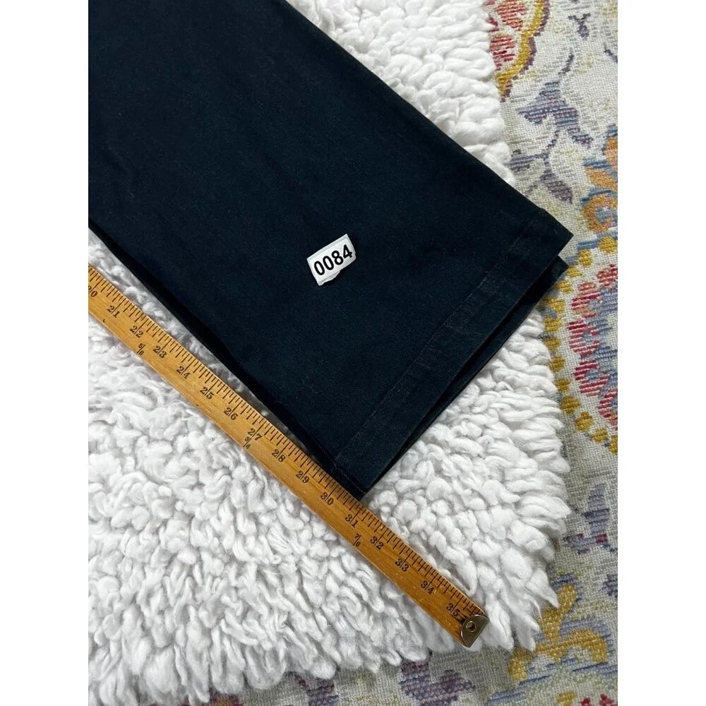 Eddie Bauer Slightly Curvy Jeans Sz 14 Womens Slim Straight  Dark Wash - Picture 10 of 12